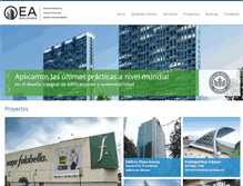Tablet Screenshot of ea-buildings.com